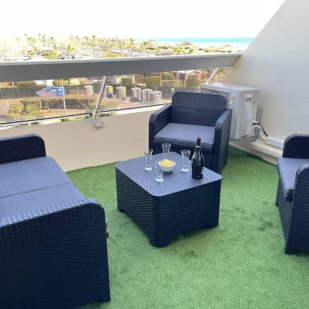 Studio Naturiste A Cap D'agde, Belle Terrasse, Parking Prive - Fr-1-249a-38 شقة *